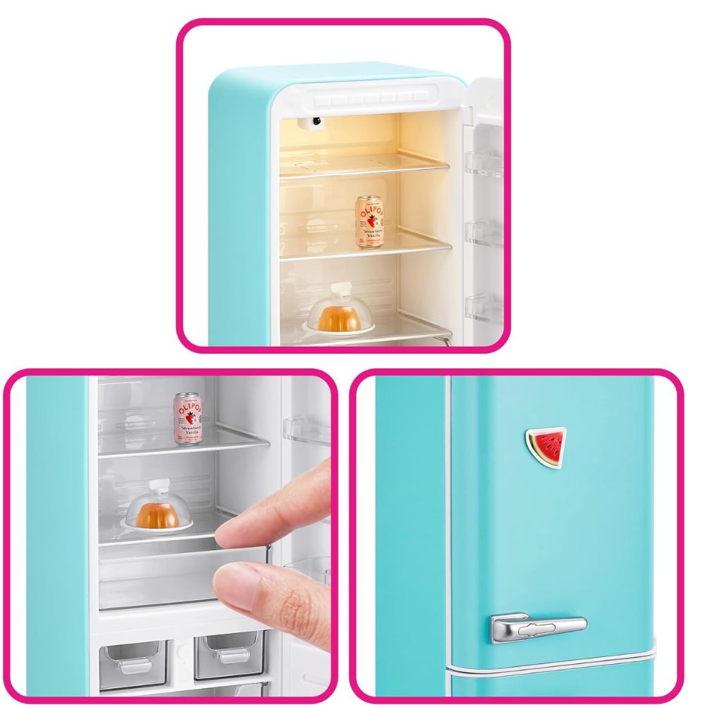 MINI BRANDS JUEGO FILL THE FRIGDE CON LUZ UV - 6