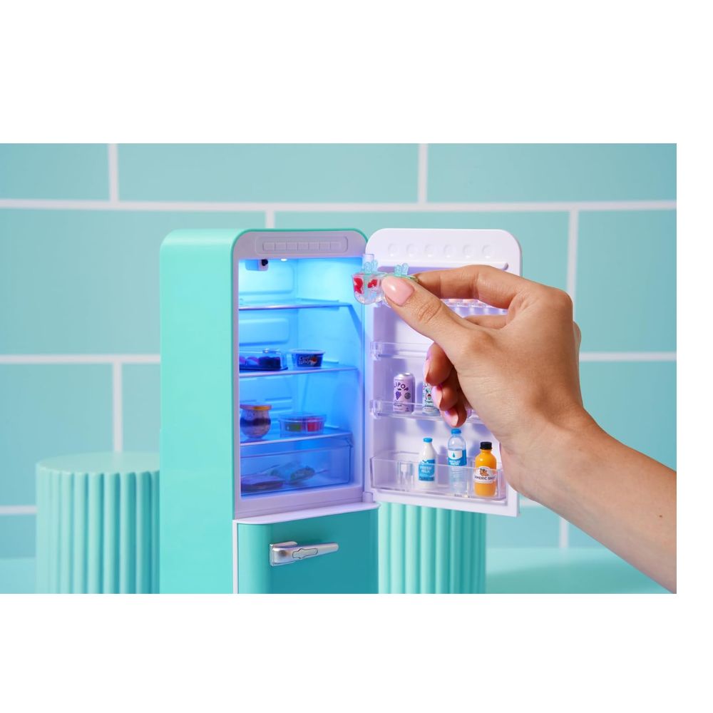 MINI BRANDS JUEGO FILL THE FRIGDE CON LUZ UV - 7