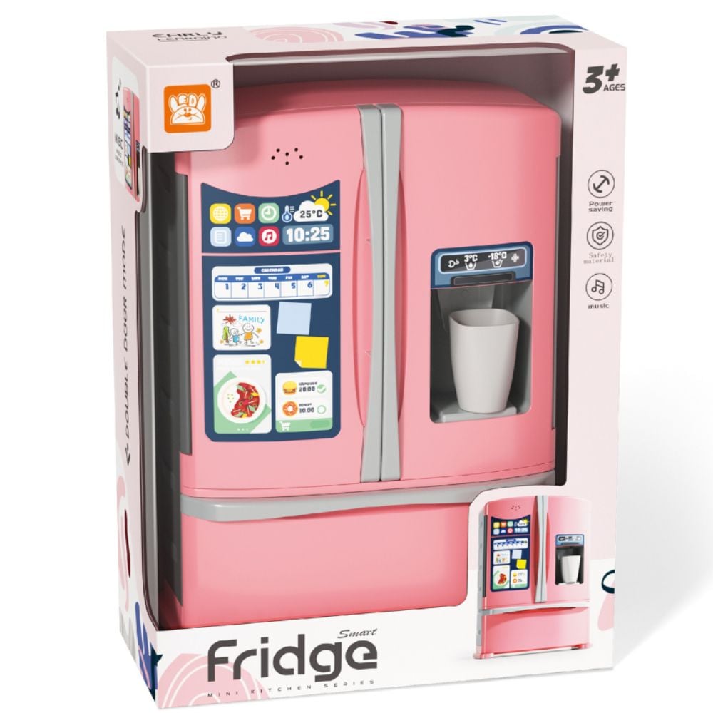 REFRIGERADORA CON ACCESORIOS LUZ, SONIDO Y DISPENSADOR DE HIELO - 5