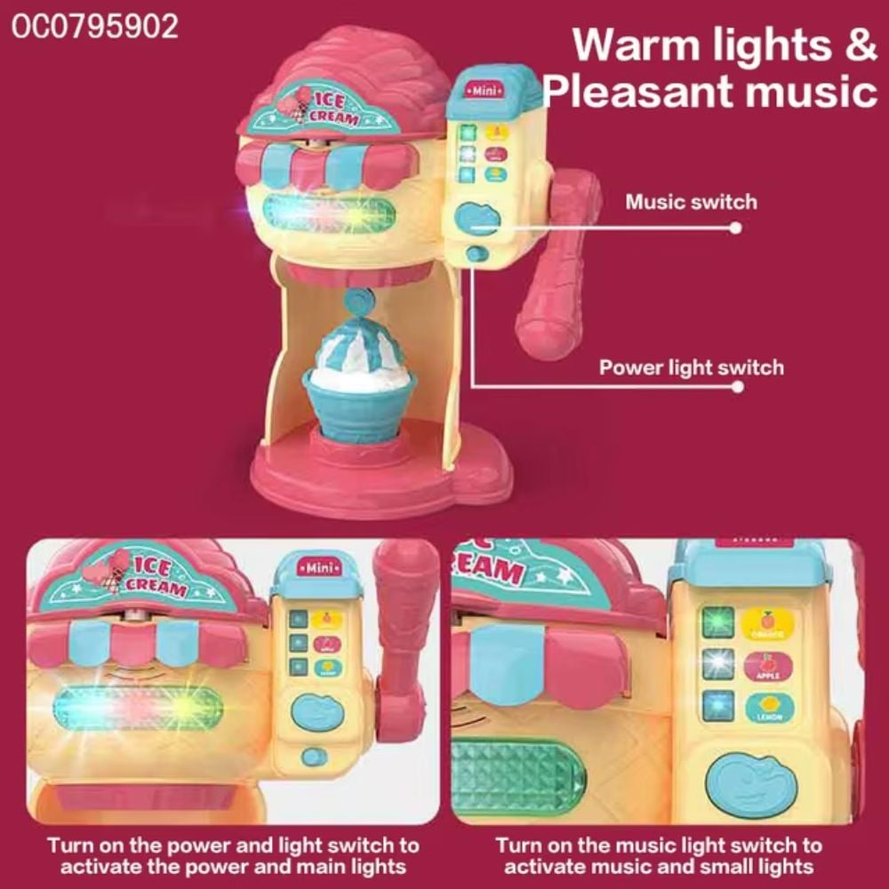 JUEGO MAQUINA DE HACER HELADOS CON LUZ Y SONIDO - 6