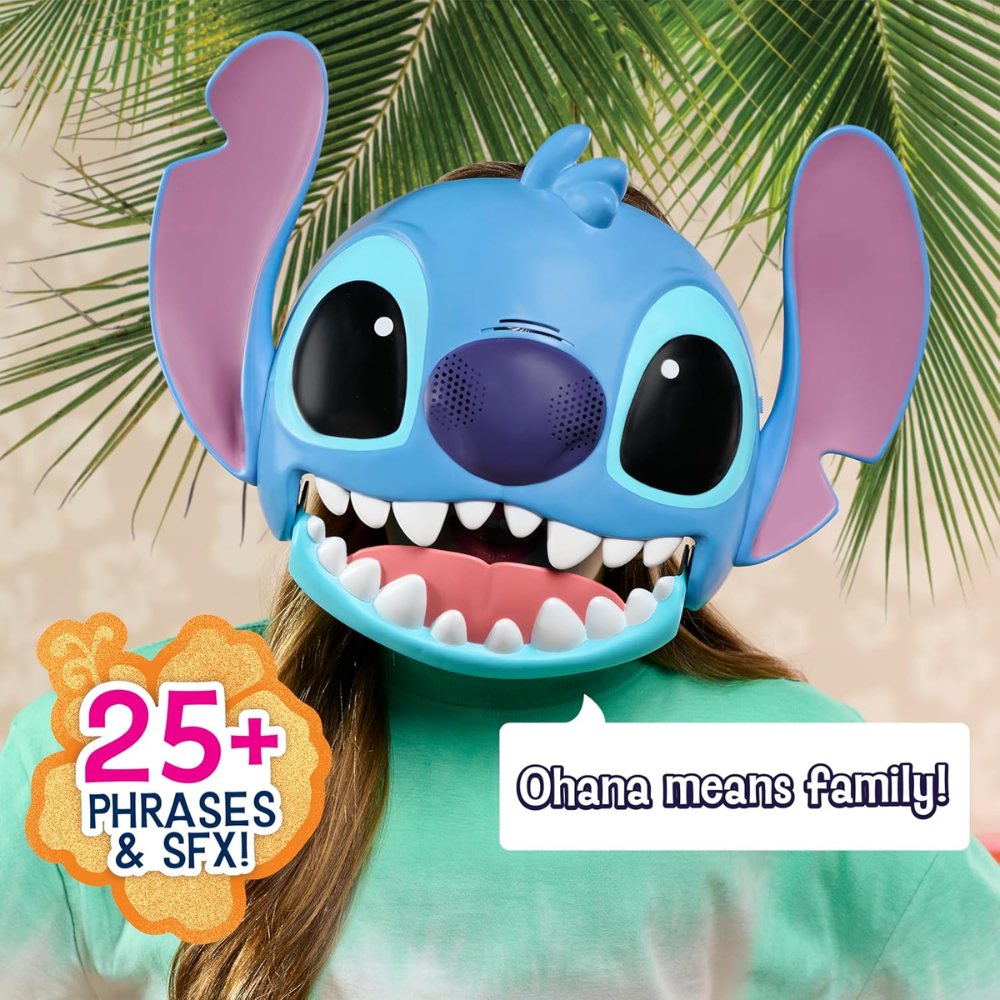 MÁSCARA PARLANTE STITCH CON + DE 25 SONIDOS Y FRASES - 2