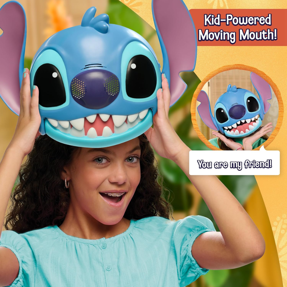MÁSCARA PARLANTE STITCH CON + DE 25 SONIDOS Y FRASES - 3