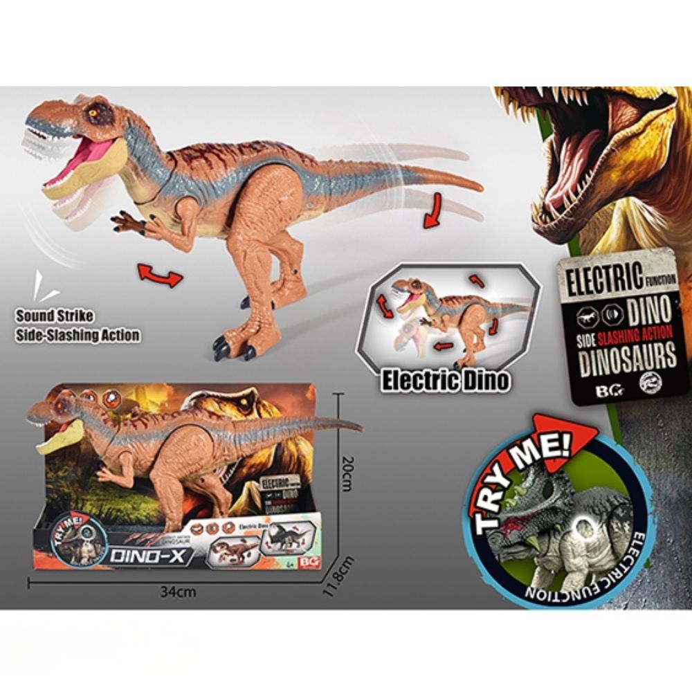 FIGURA DINOSAURIO T- REX CON LUZ Y SONIDO - 2