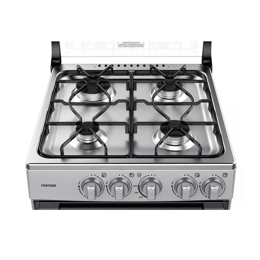 COCINA INDURAMA FONTANA DE PIE A GAS 4 QUEMADORES - 3