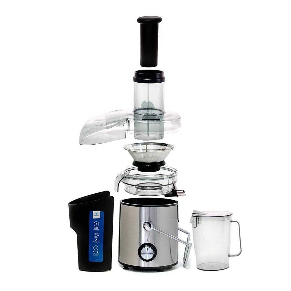 EXTRACTOR DE JUGO INDURAMA EI-CR ACERO INOXIDABLE 1.1L - 3