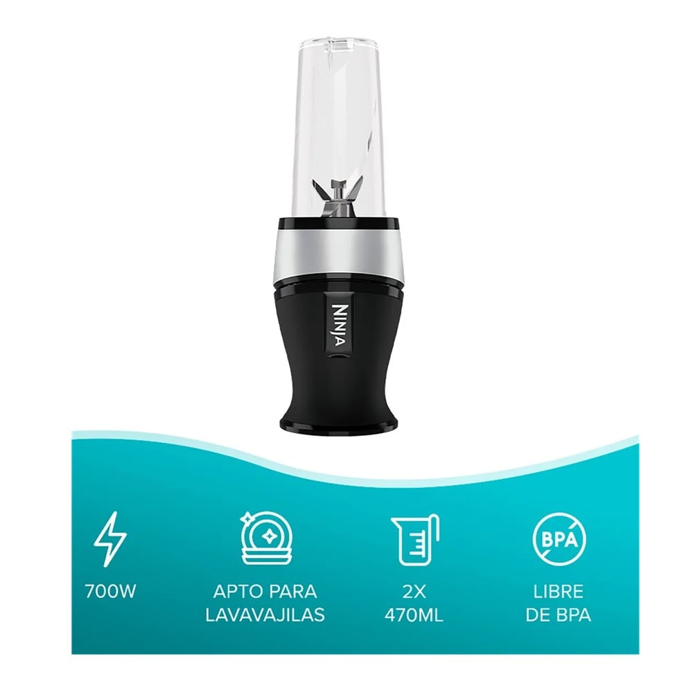 LICUADORA INDIVIDUAL PLUS 700W NINJA - 3
