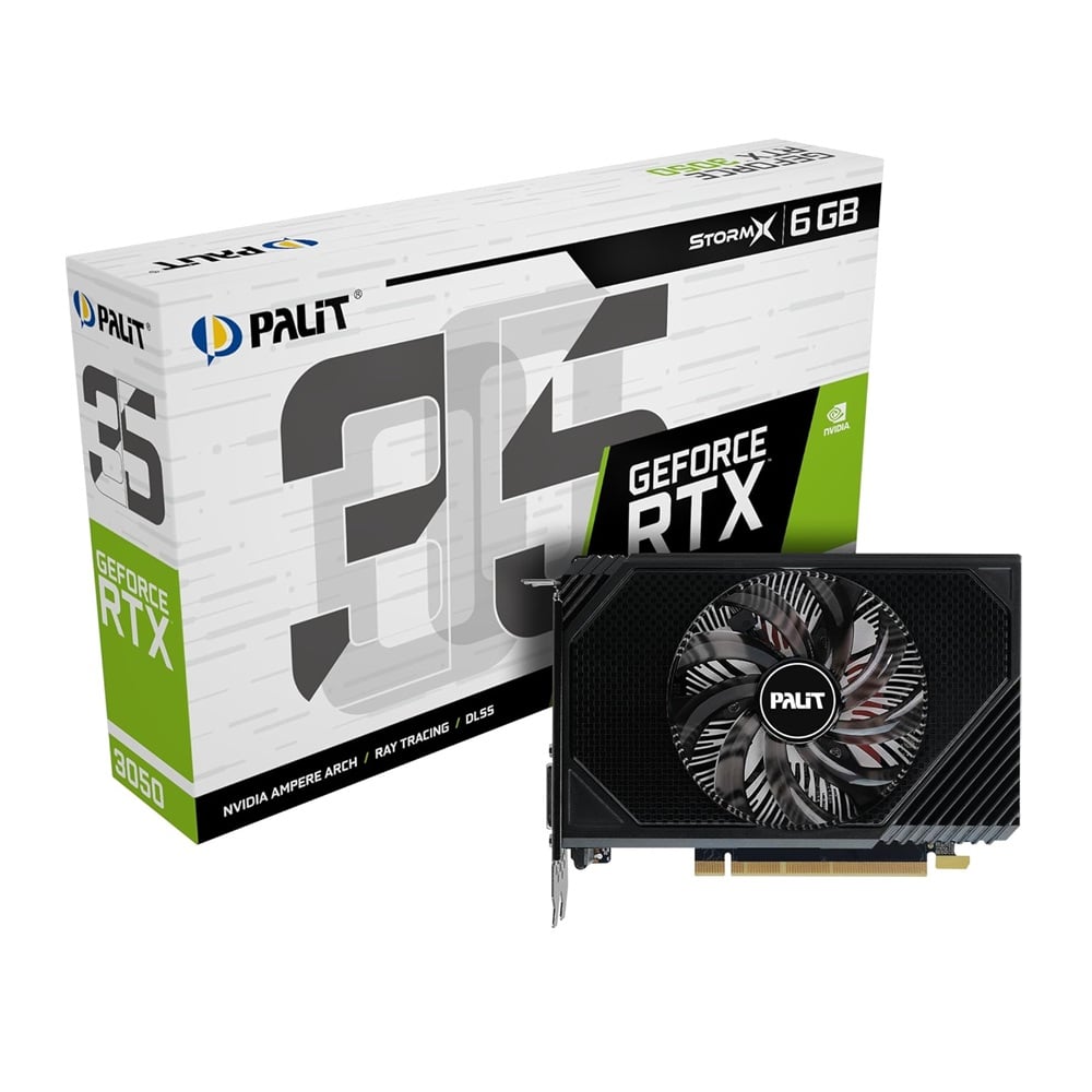 TARJETA DE VIDEO PALIT RTX 3050 6GB GDRR6 - 1