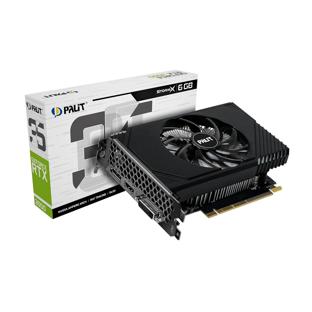 TARJETA DE VIDEO PALIT RTX 3050 6GB GDRR6 - 2
