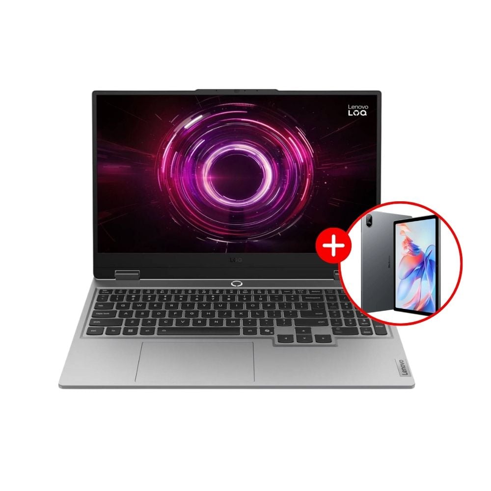 COMBO LAPTOP LENOVO LOQ 15AHP10 15.6' AMD RYZEN 7 512GB + TABLET BLACKVIEW TAB 11 WIFI - 1