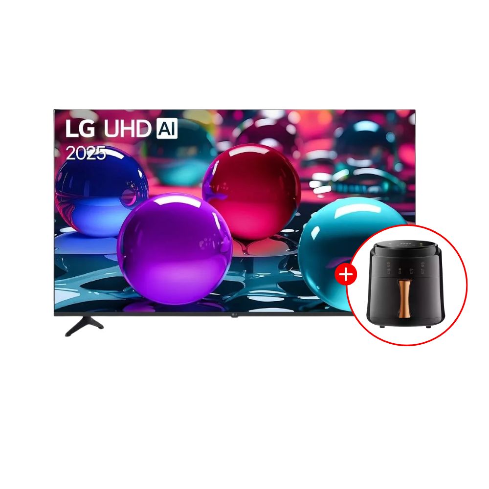 COMBO TELEVISOR LG 65' UHD 4K THINQ AI 65UA7300PSB +AI MAGIC REMOTE + FREIDORA DE AIRE BOMA BM-689 - 1