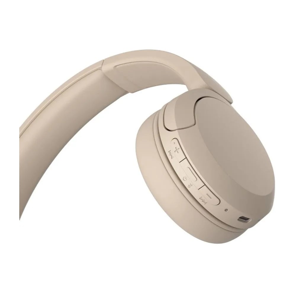 AUDÍFONOS ON EAR CON BLUETOOTH SONY WH-CH520 CREMA - 3