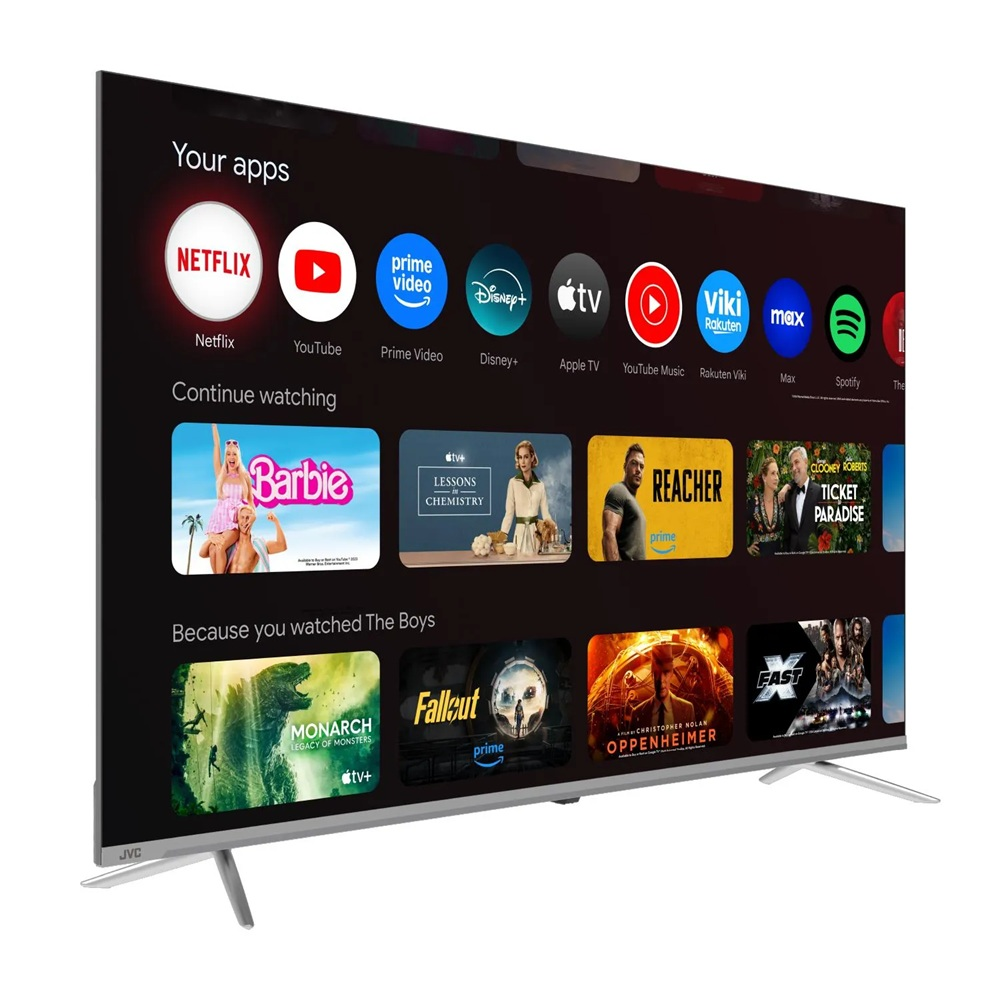 COMBO TELEVISOR JVC 65 ' LT-65KM748 2024 QLED 4K GOOGLE  + COCINA SURGE COCINETA/GAS - 2