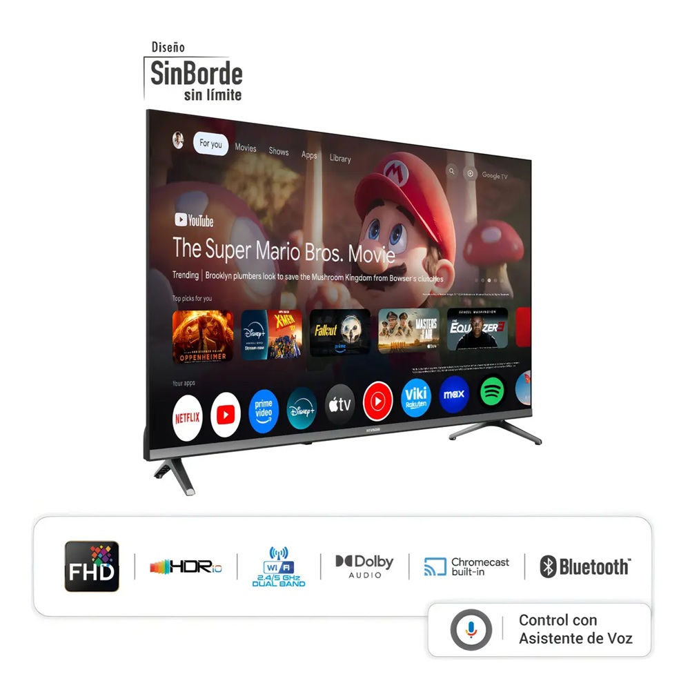TELEVISOR HYUNDAI 40 ' HYLED4029QG 2025 QLED FULL HD(1920X1080) GOOGLE TV - 2
