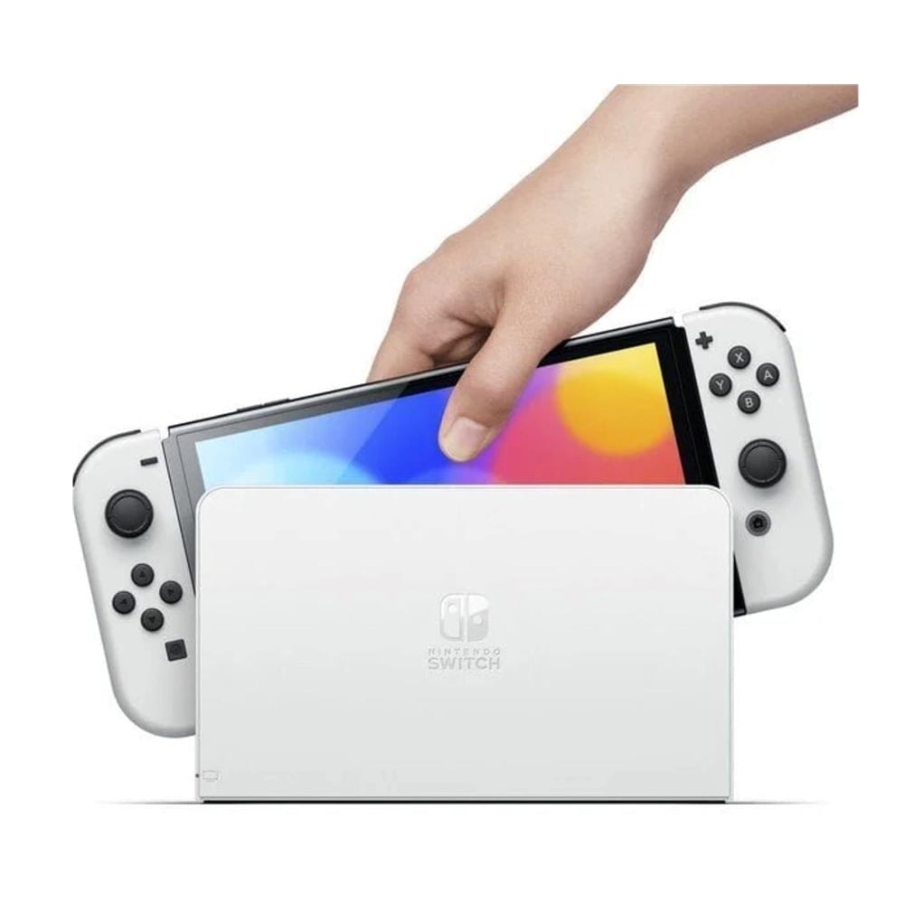 NINTENDO SWITCH OLED BLANCO +VIDEOJUEGO SUPER MARIO WONDER - 3