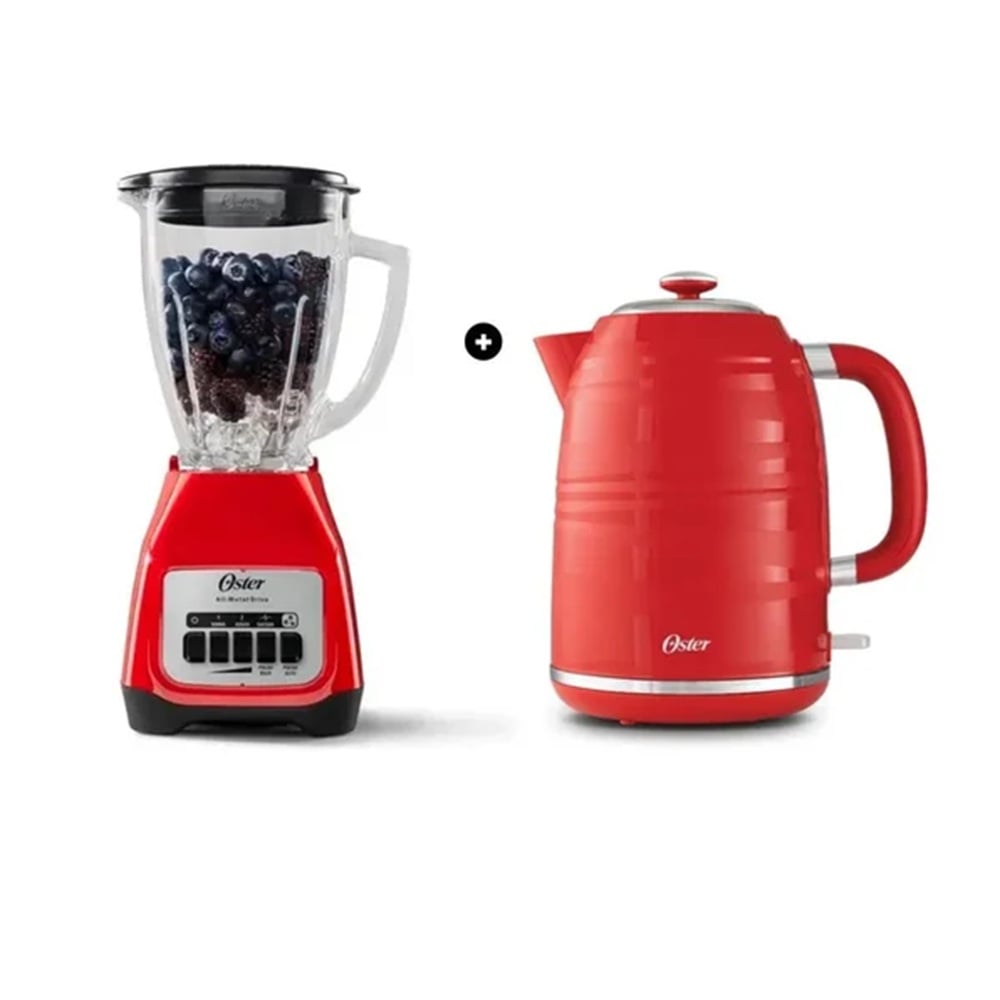 LICUADORA OSTER BLSTKAGRPB053 1.5L + HERVIDOR OSTER BVSTKT4 - 1