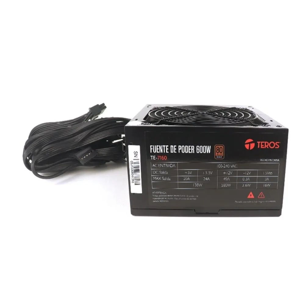 FUENTE DE PODER TEROS TE-7160 600W - 3