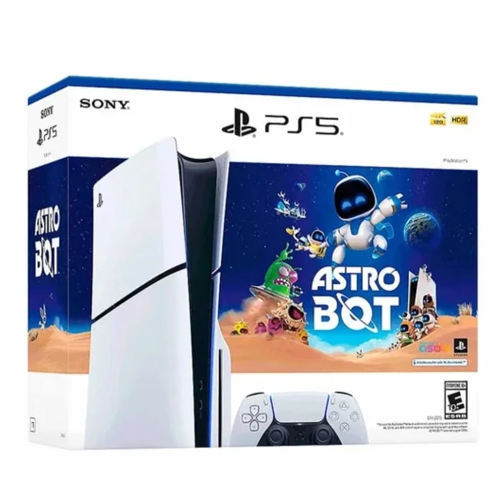 PLAYSTATION 5 SLIM CON LECTORA ASTRO BOT GRAN TURISMO7 - 1
