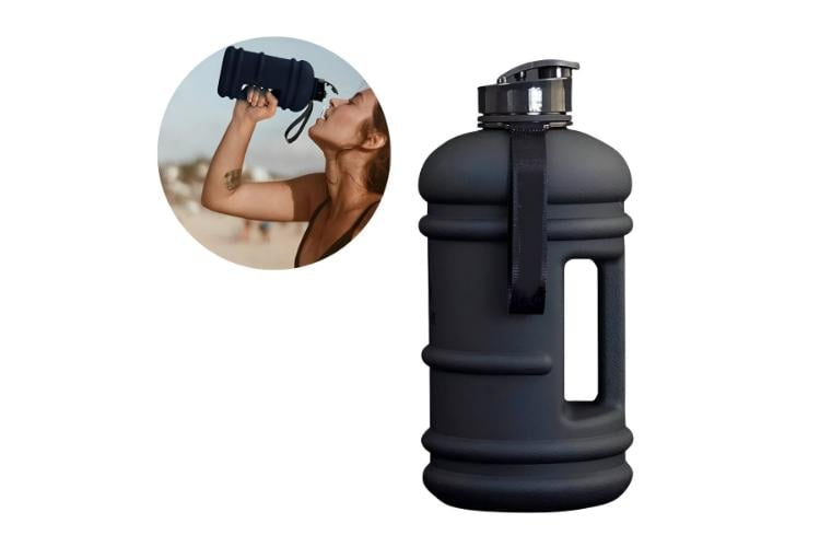 TOMATODO 2.2L MATE TAPA CON CLIP NEGRO - 1