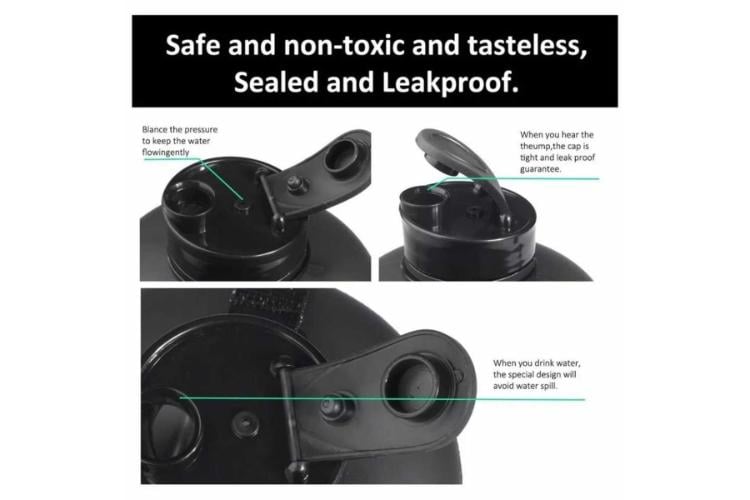 TOMATODO 2.2L MATE TAPA CON CLIP NEGRO - 3