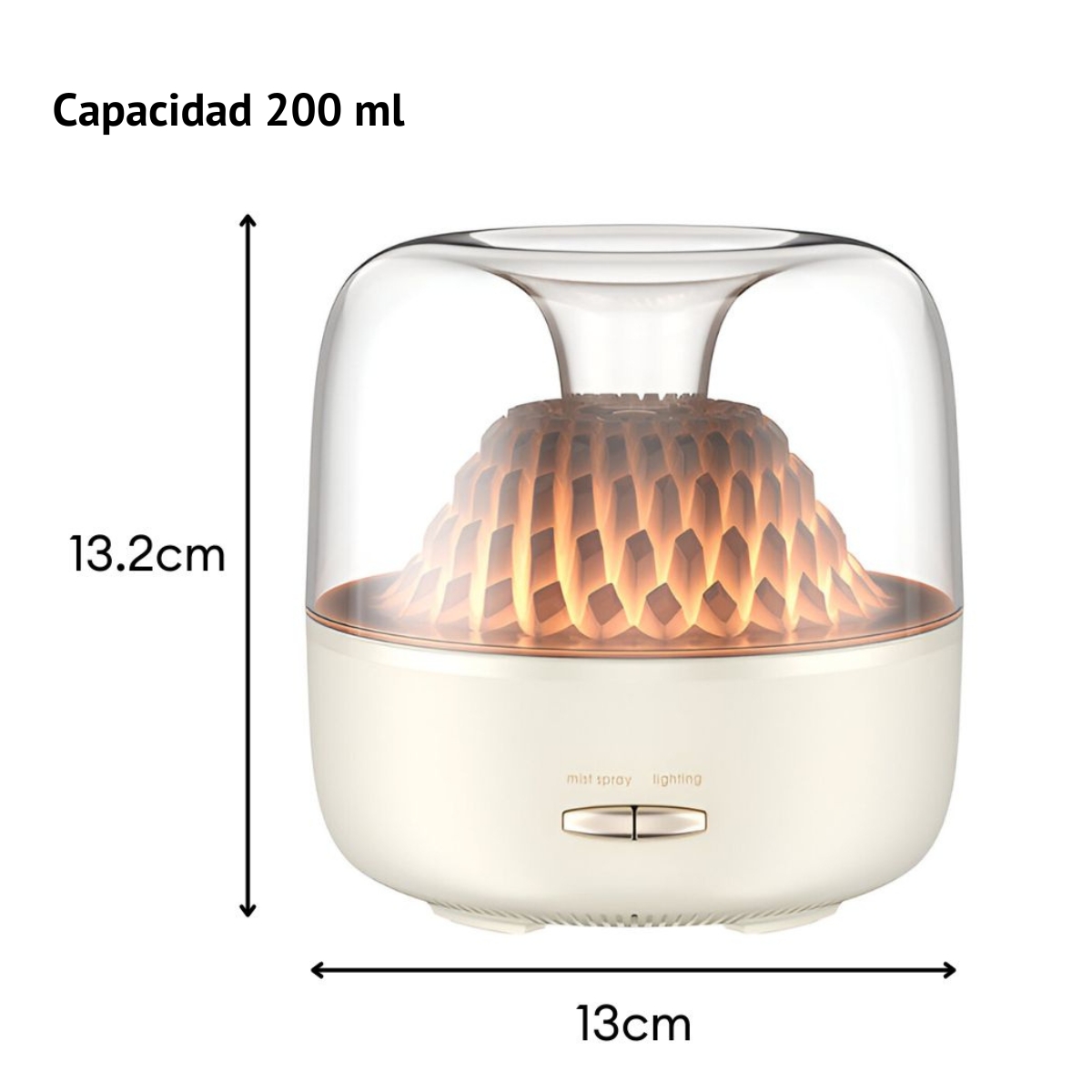 HUMIDIFICADOR DE AIRE MODELO J-37 CON DIFUSOR BLANCO - 5