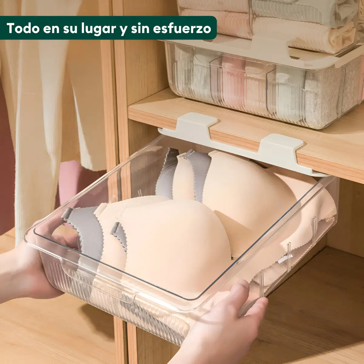 SET DE ORGANIZADORES COLGANTES PARA CLOSET DE 3 PIEZAS - 2
