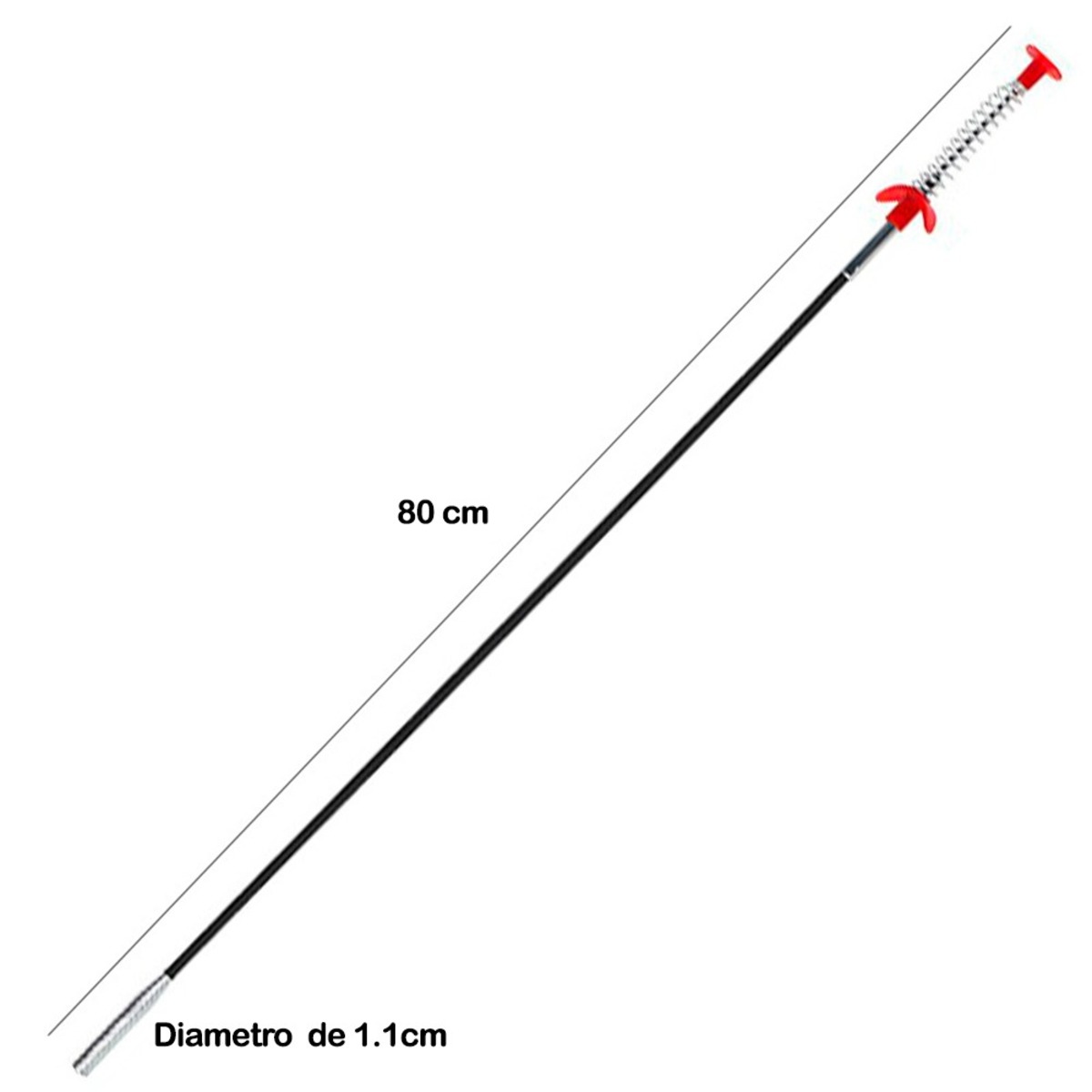 DESATORADOR DE DRENAJE, LAVADERO, DUCHA , COCINA, BAÑO TIPO PINZA 80CM - 5