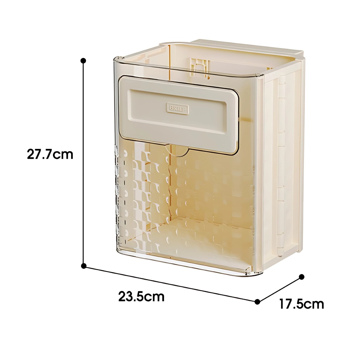 TACHO PLEGABLE COLGANTE PARA COCINA BRIEF CREMA - 7