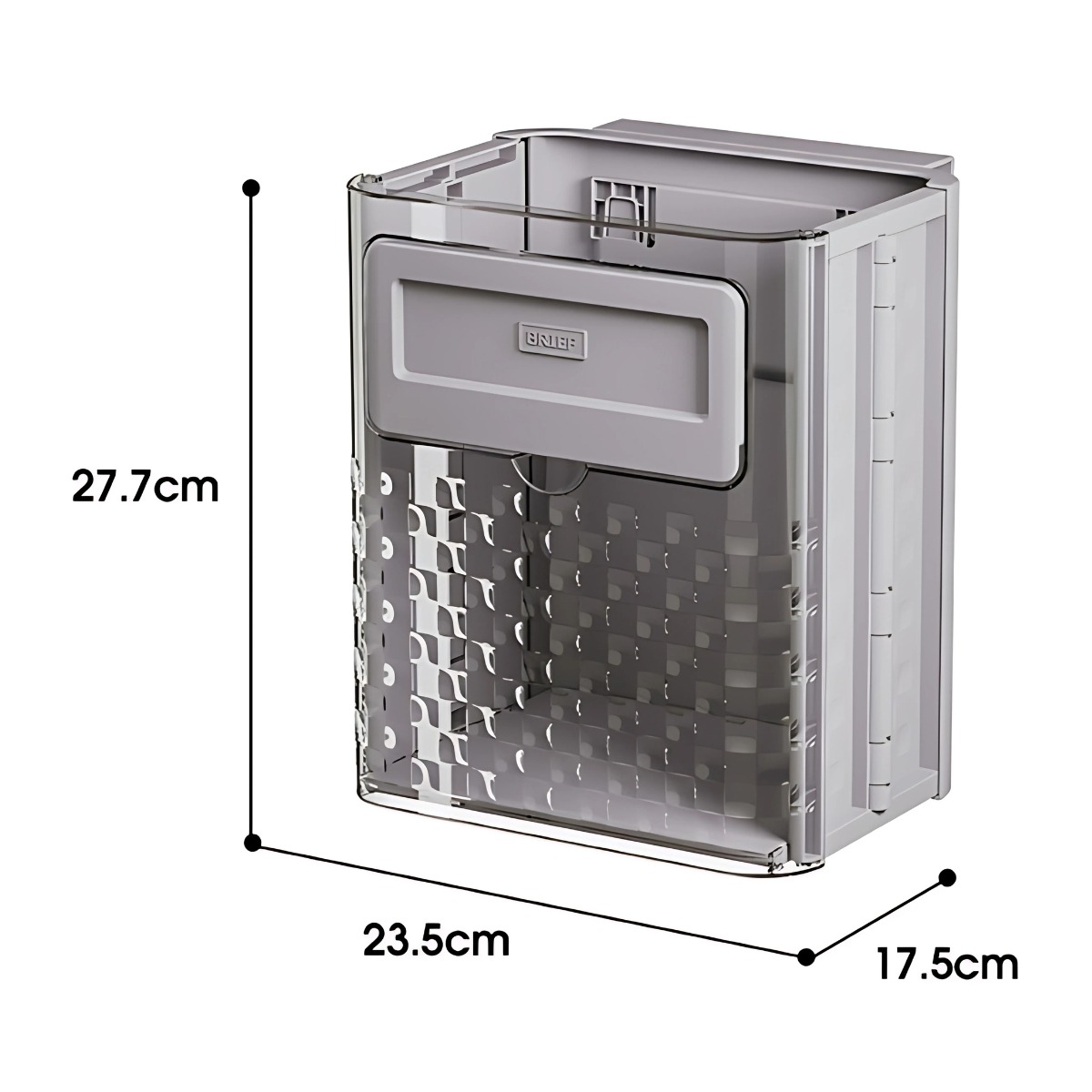 TACHO PLEGABLE COLGANTE PARA COCINA BRIEF GRIS - 6