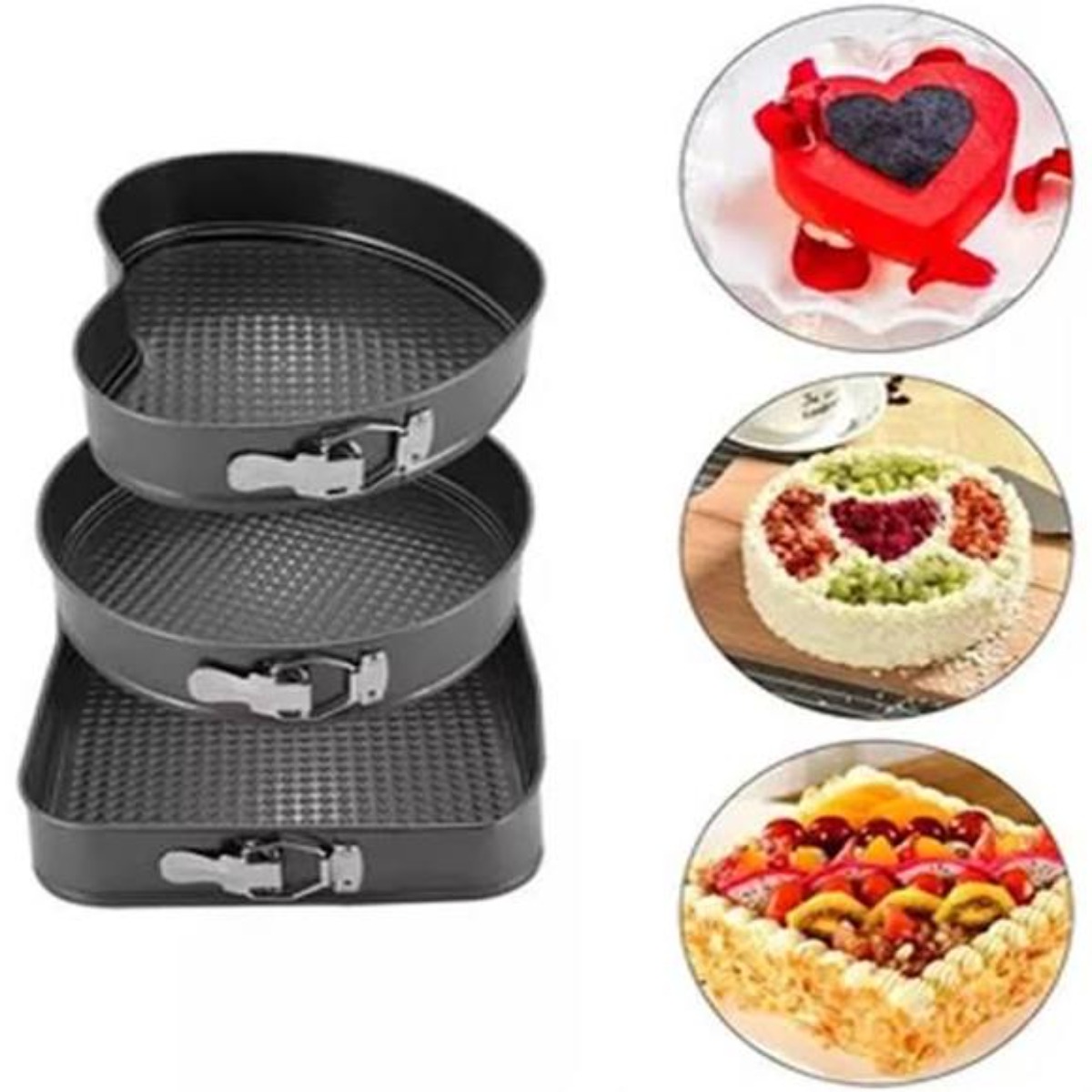 SET DE MOLDES DESMONTABLES DE 3 FORMAS PARA REPOSTERÍA - 1