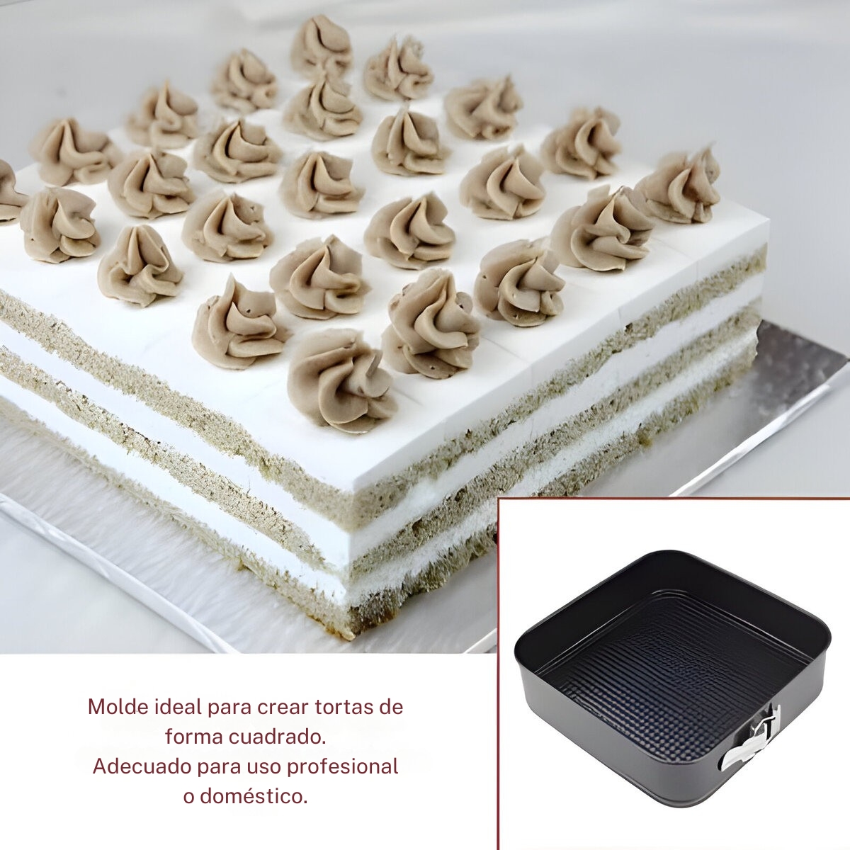 SET DE MOLDES DESMONTABLES DE 3 FORMAS PARA REPOSTERÍA - 6
