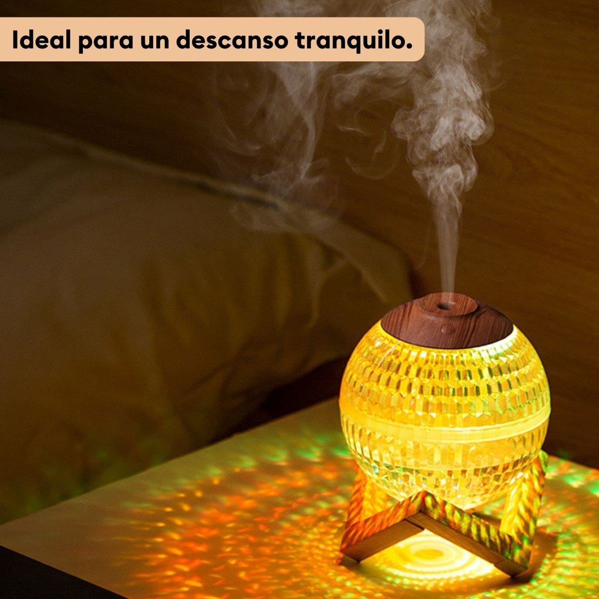 HUMIDIFICADOR DE AIRE ESFERA DE CRISTAL CON LUCES LED - 3