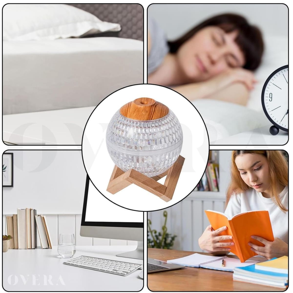 HUMIDIFICADOR DE AIRE ESFERA DE CRISTAL CON LUCES LED - 4