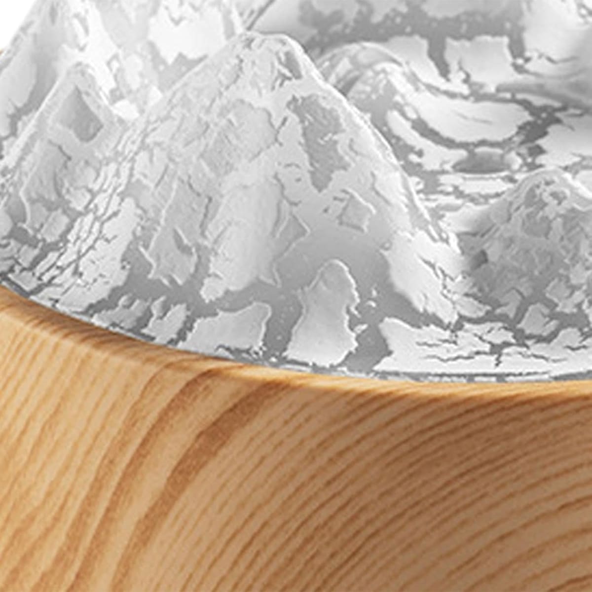 HUMIDIFICADOR FLAME MOUNTAIN CON LUCES RGB COLOR MADERA CLARO - 5