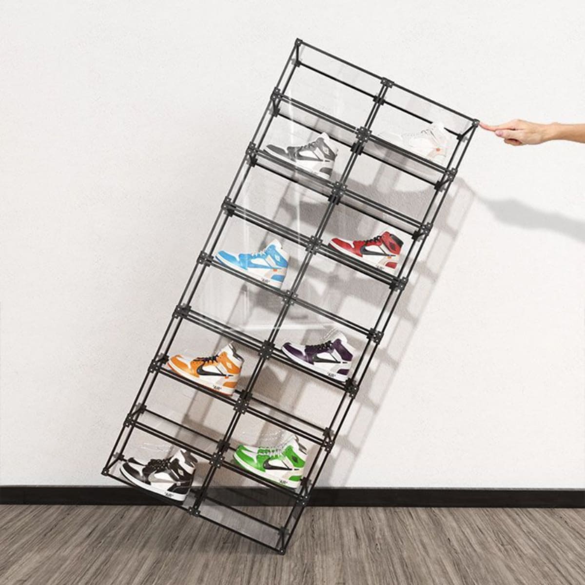 SET DE 4 CAJA ORGANIZADORA DE ZAPATOS, ZAPATILLAS SNEAKER BOX DELUXE 900 - 3