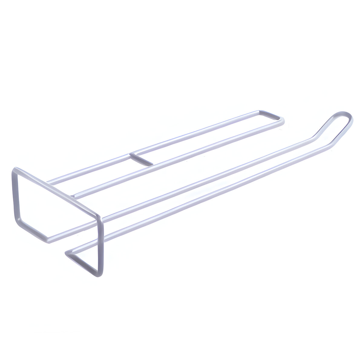 SET DE 2 SOPORTE ORGANIZADOR DE COPAS MULTIUSO DE 1 CARRIL BLANCO - 4