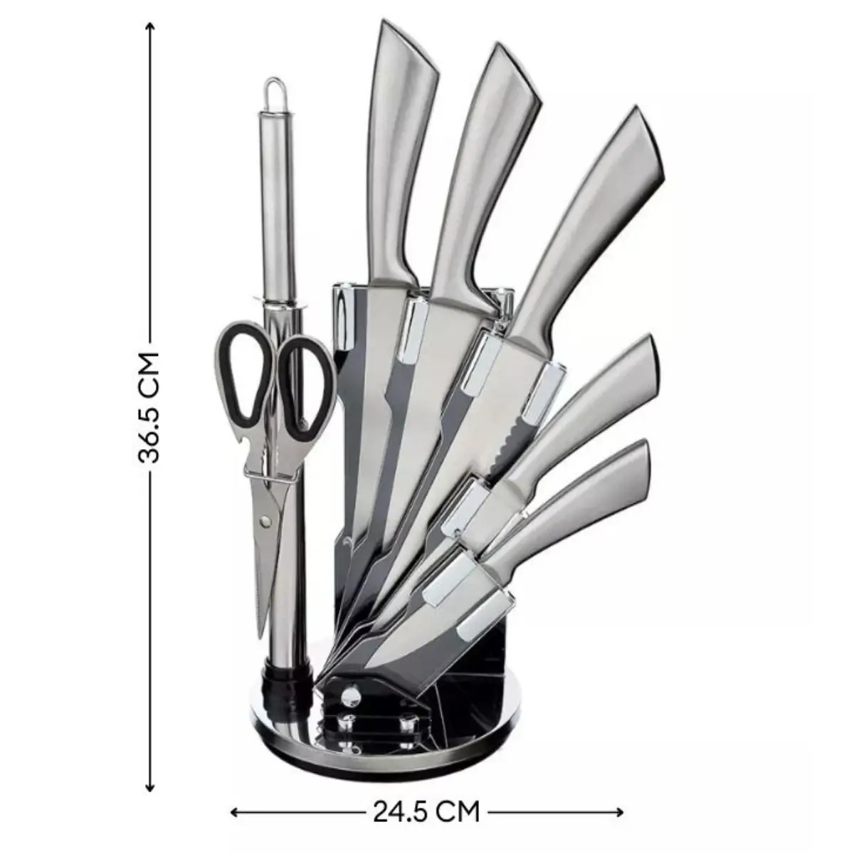 SET DE CUCHILLOS CON BASE GIRATORIA DE 8 PIEZAS BASS - 9