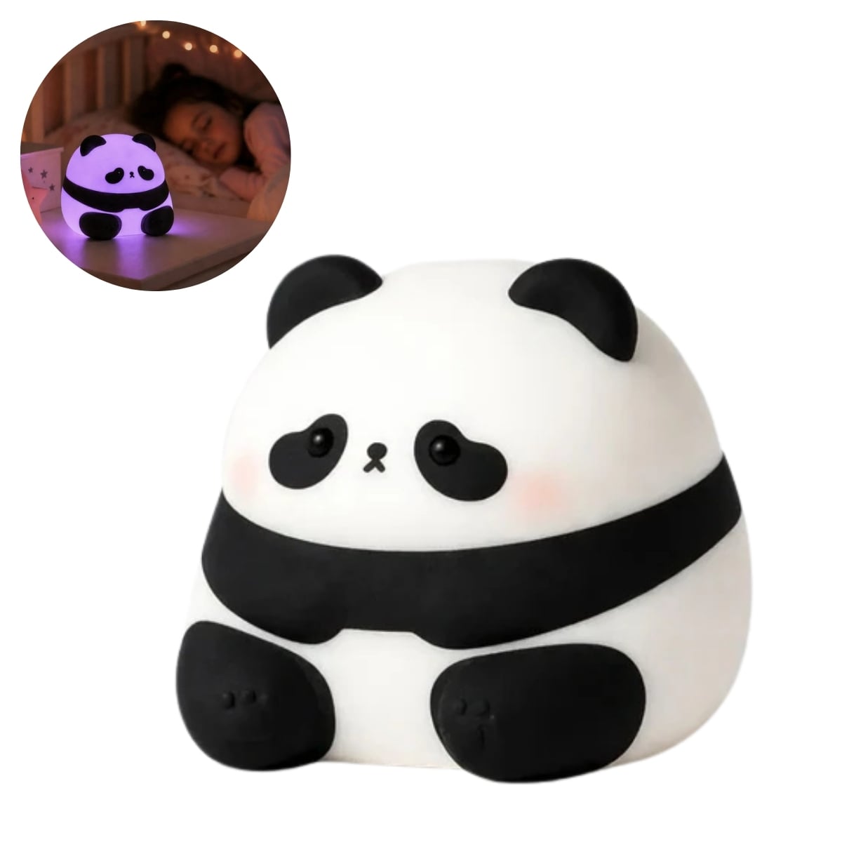 LÁMPARA DE SILICONA PANDA RECARGABLE YH312 - 1