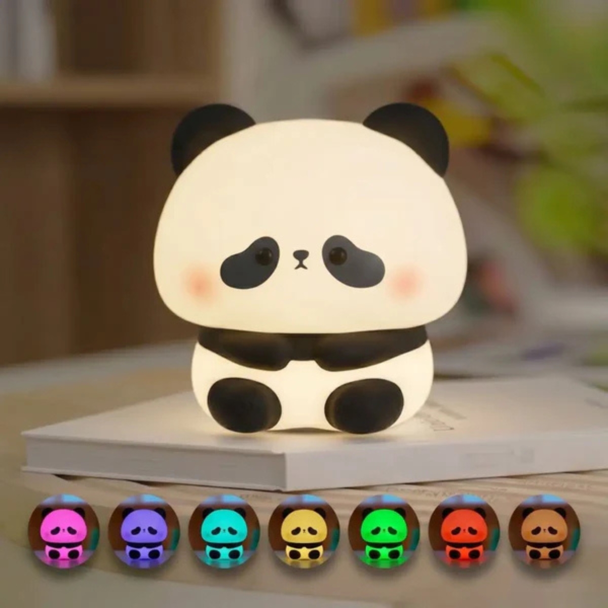 LÁMPARA DE SILICONA PANDA RECARGABLE YH307 - 2