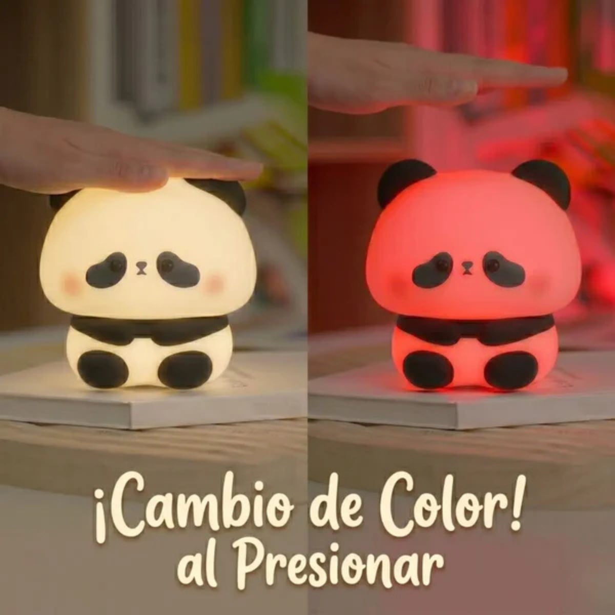 LÁMPARA DE SILICONA PANDA RECARGABLE YH307 - 3