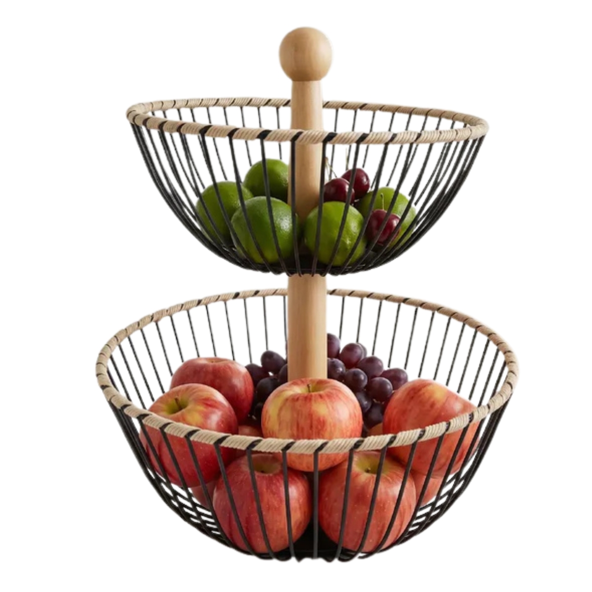 FRUTERO DE 2 NIVELES DE METAL MODELO SETH - 1