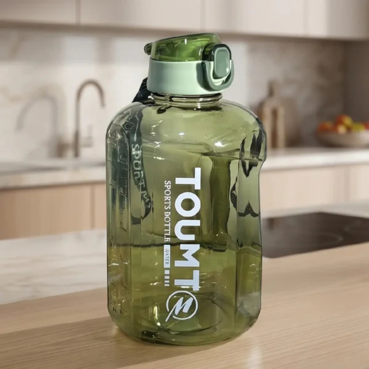 TOMATODO DEPORTIVO 2200 ML MODELO TOUMT VERDE - 4