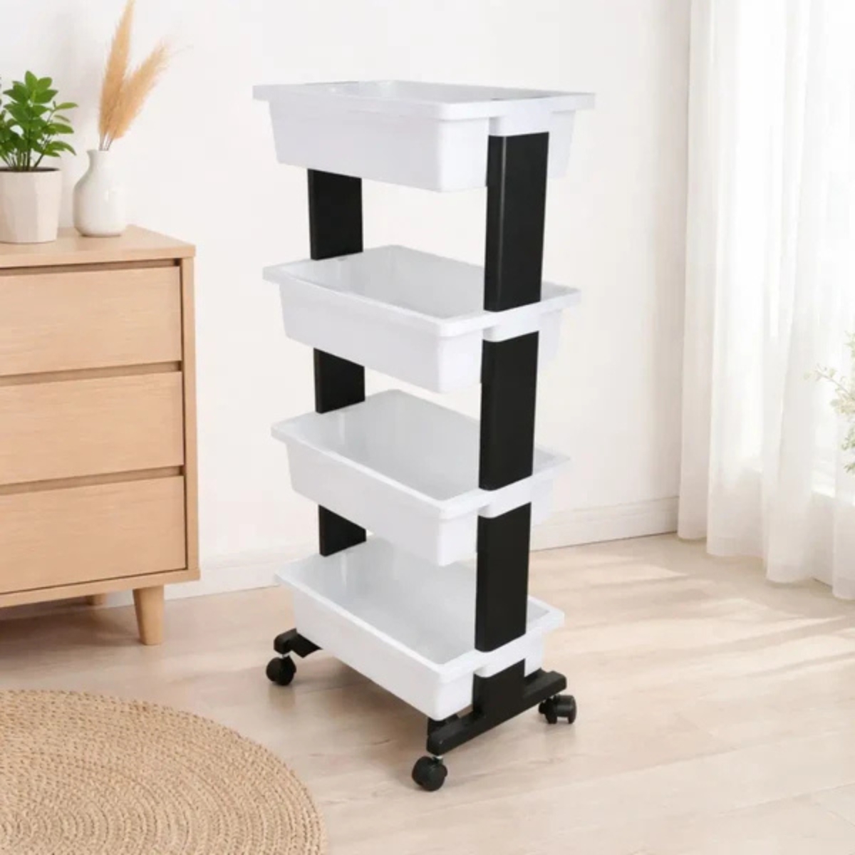 ORGANIZADOR MULTIUSO DE 4 NIVELES CON RUEDAS DARIO - 4