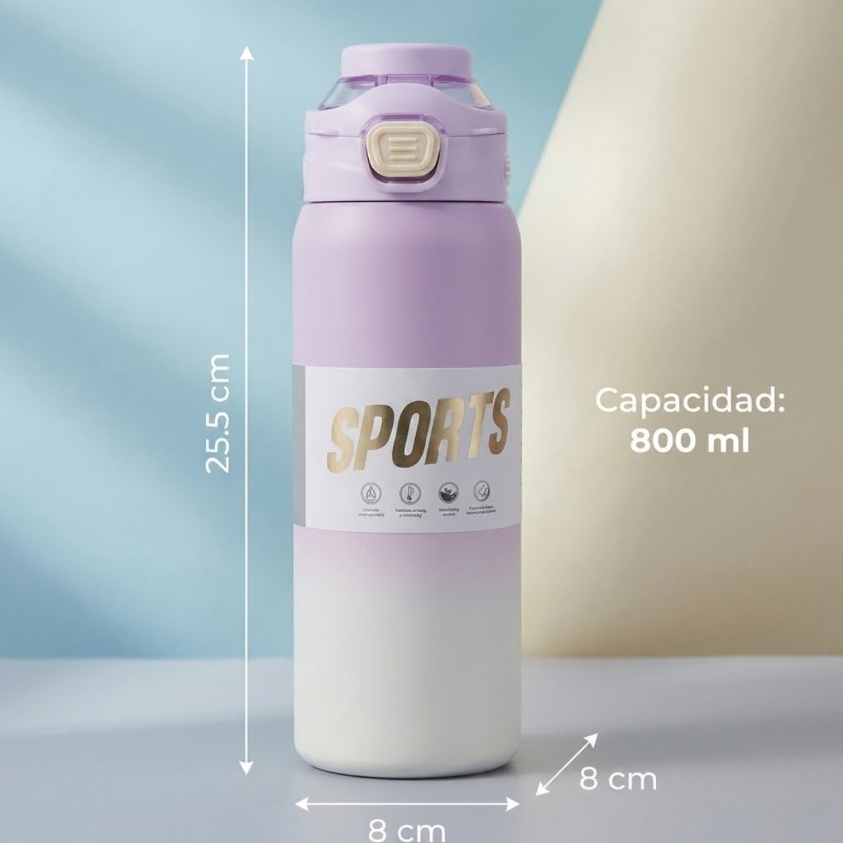 TERMO TOMATODO SPORTS DE 800 ML LILA - 5