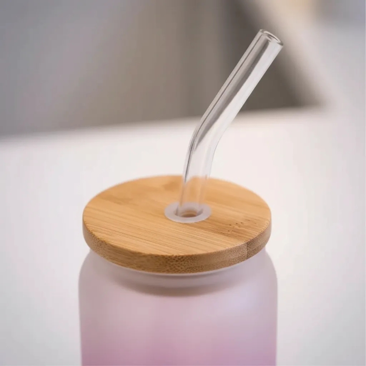 VASO NÓRDICO NEÓN DE VIDRIO 500 ML ROSA - 4