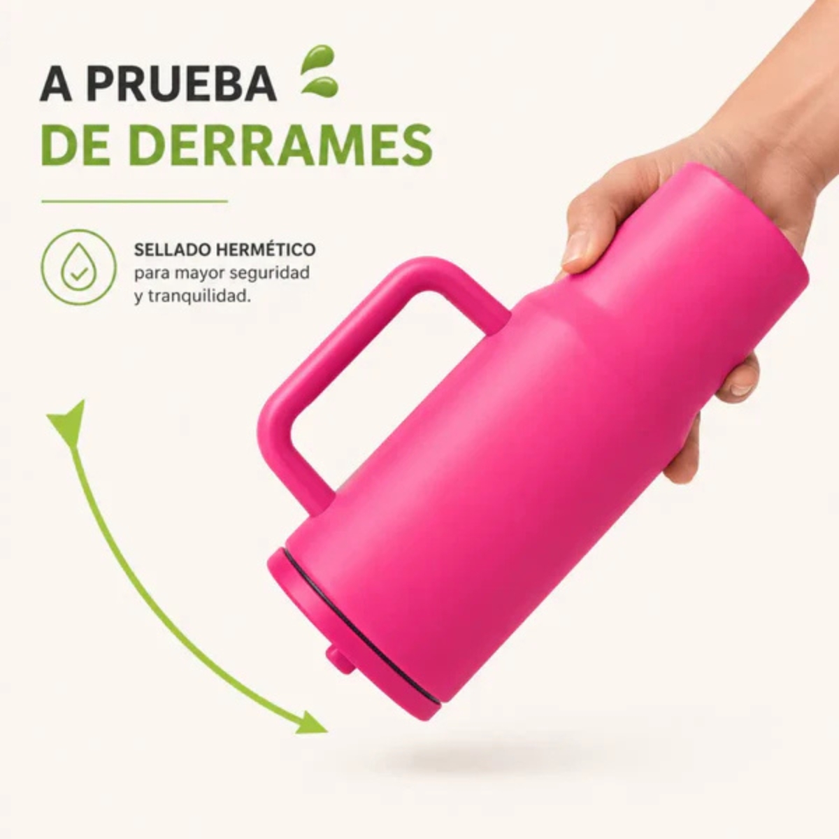 VASO TOMATODO TÉRMICO 1200 ML CON SORBETE PARIS ROSADO - 5