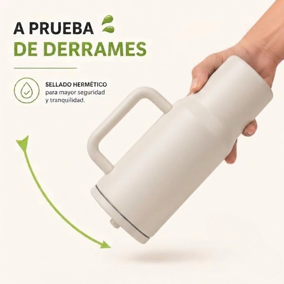 VASO TOMATODO TÉRMICO 1200 ML CON SORBETE PARIS BLANCO - 6