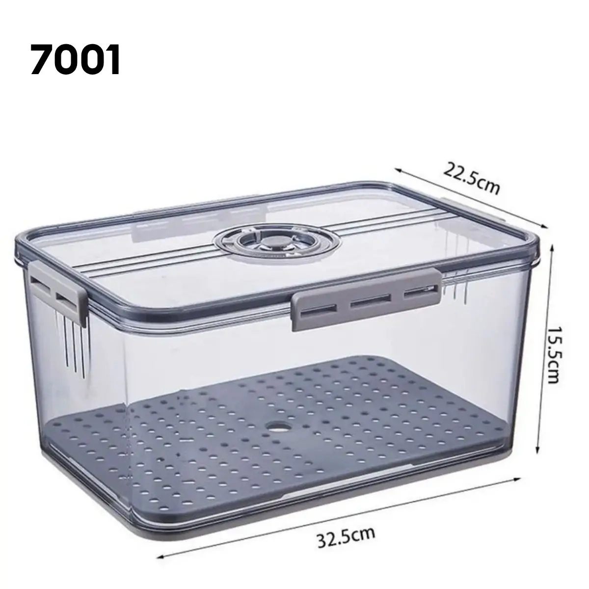TÁPER HERMÉTICO DE CALIDAD PREMIUM TAMAÑO L - 7001 - 6