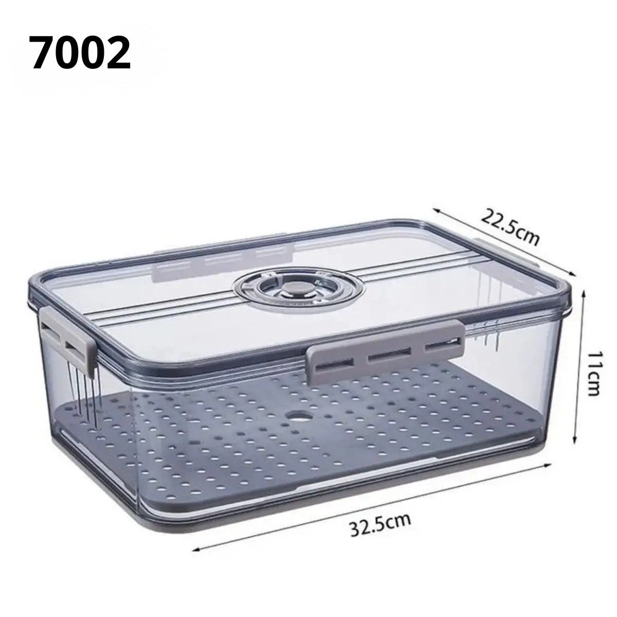 TÁPER HERMÉTICO DE CALIDAD PREMIUM TAMAÑO L - 7002 - 7