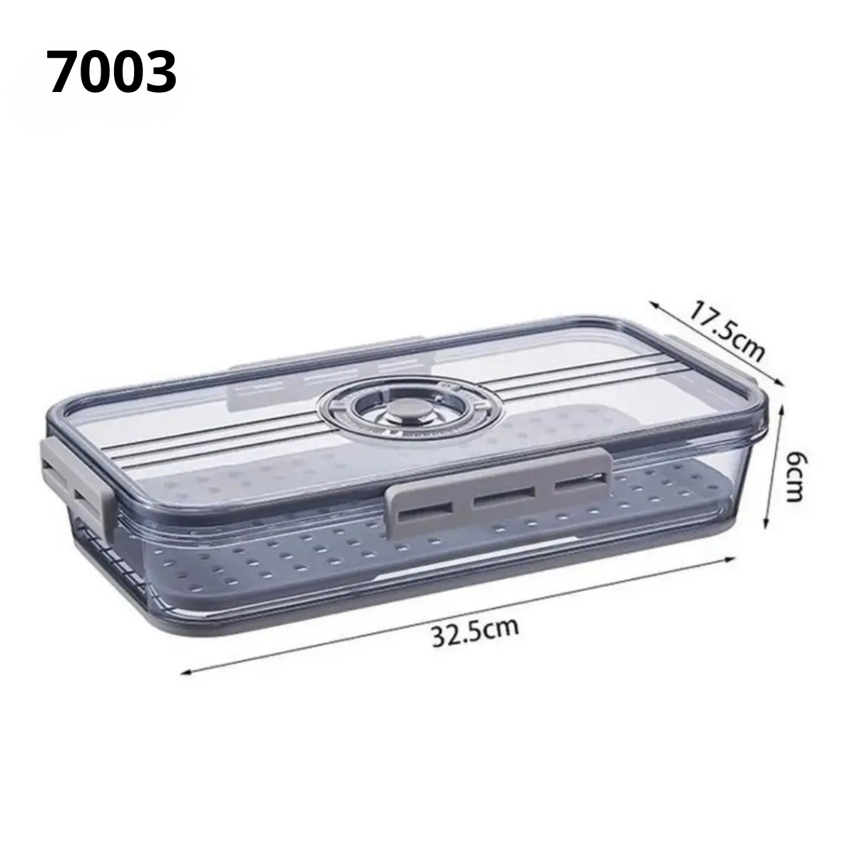 TÁPER HERMÉTICO DE CALIDAD PREMIUM TAMAÑO L - 7003 - 6