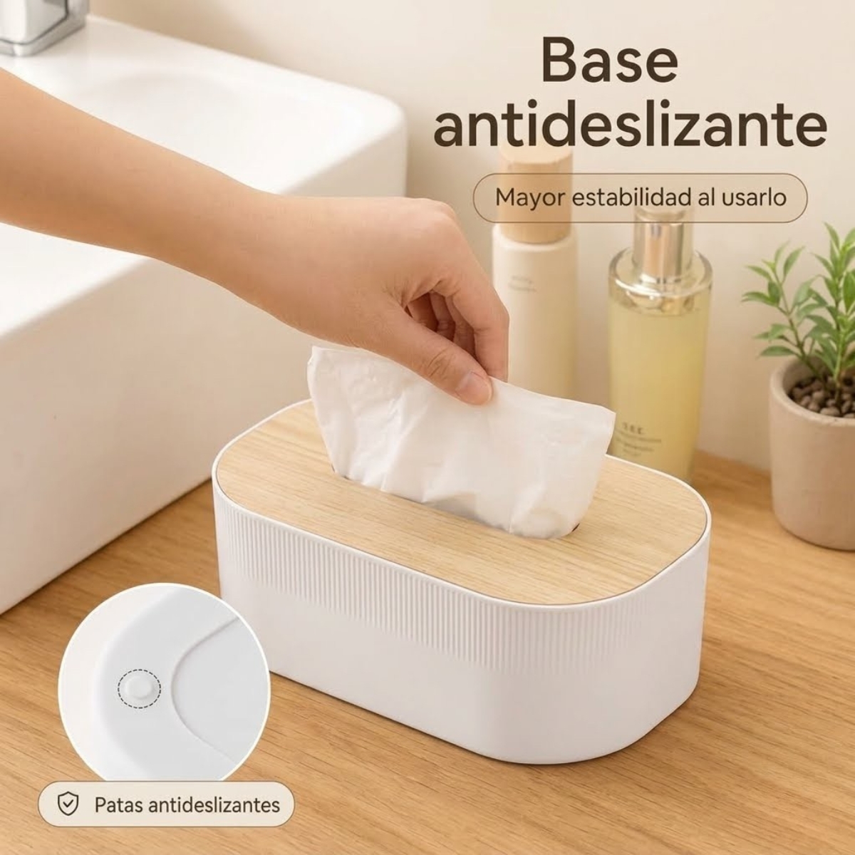 DISPENSADOR DE SERVILLETAS OVALADO BLANCO - 3